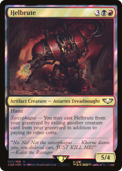 Helbrute (Surge Foil) (125) [Warhammer 40,000 Commander] foil - Deck Out Gaming