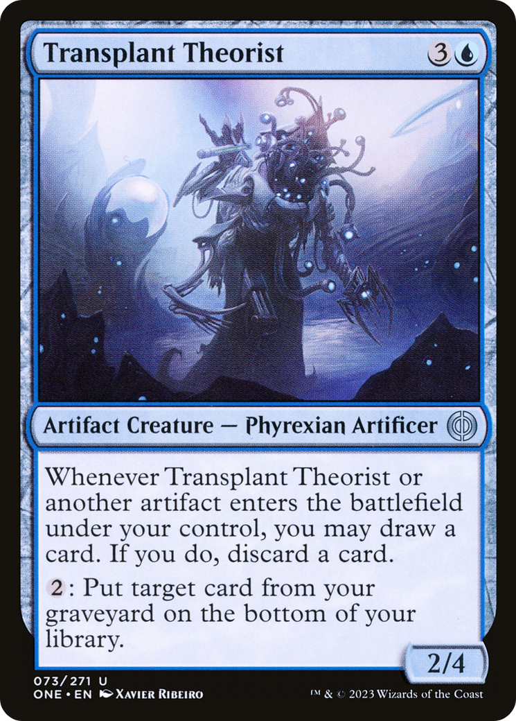 Transplant Theorist (73) [Phyrexia: All Will Be One] - Deck Out Gaming