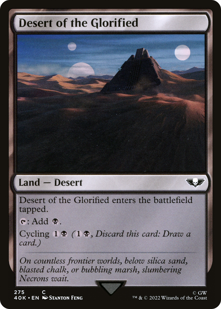 Desert of the Glorified (275) [Warhammer 40,000 Commander] - Deck Out Gaming