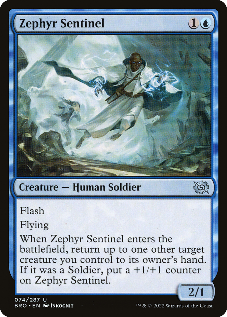 Zephyr Sentinel (74) [The Brothers' War] - Deck Out Gaming