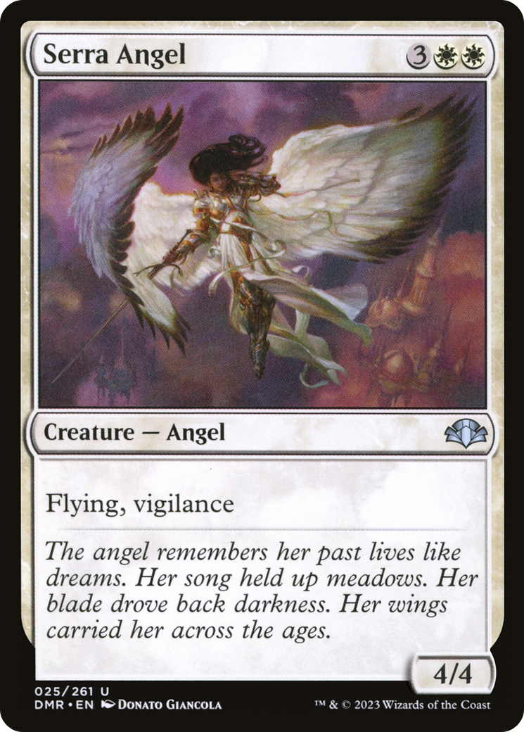 Serra Angel (25) [Dominaria Remastered] foil - Deck Out Gaming
