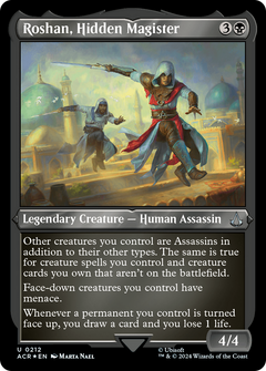Roshan, Hidden Magister (212) [Assassin's Creed] etched - Deck Out Gaming