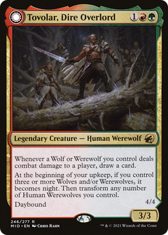 Tovolar, Dire Overlord // Tovolar, the Midnight Scourge (246) [Innistrad: Midnight Hunt] - Deck Out Gaming