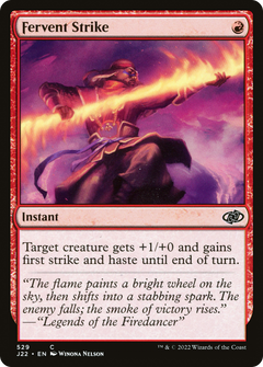 Fervent Strike (529) [Jumpstart 2022] - Deck Out Gaming