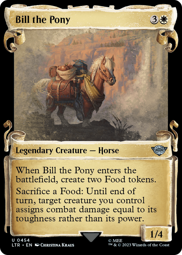 Bill the Pony (Showcase Scrolls) (454) [The Lord of the Rings: Tales of Middle-earth] - Deck Out Gaming