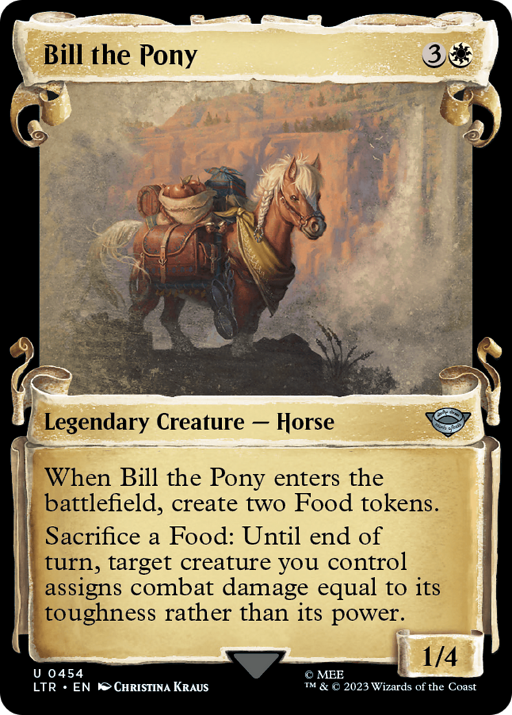Bill the Pony (Showcase Scrolls) (454) [The Lord of the Rings: Tales of Middle-earth] - Deck Out Gaming