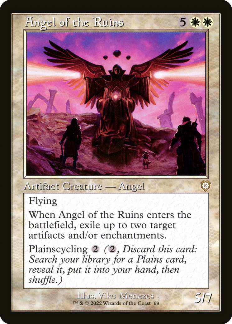 Angel of the Ruins (Retro Frame) (68) [The Brothers' War Commander] - Deck Out Gaming