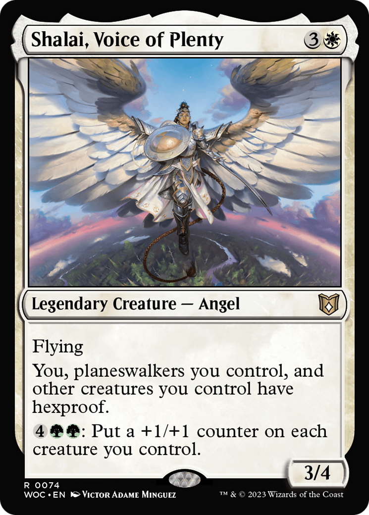 Shalai, Voice of Plenty (74) [Wilds of Eldraine Commander] - Deck Out Gaming