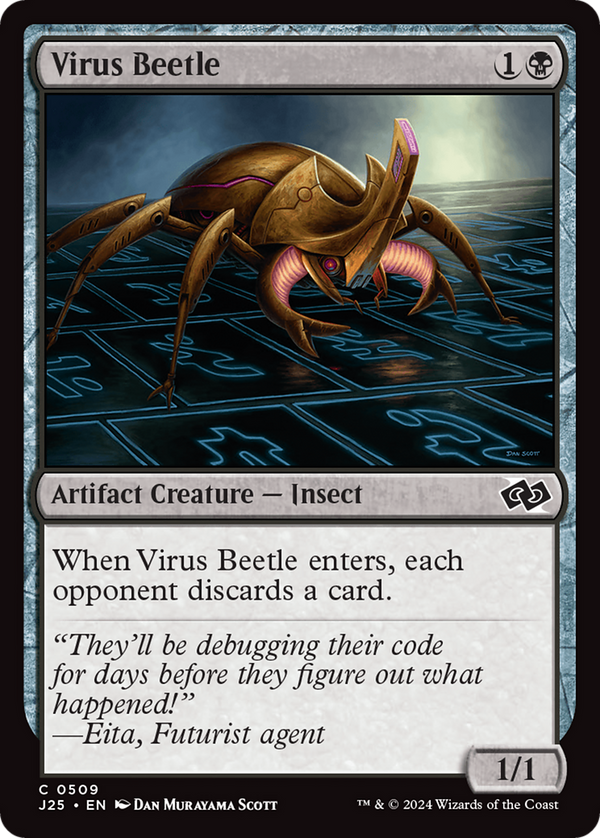 Virus Beetle (509) [Foundations Jumpstart] - Deck Out Gaming