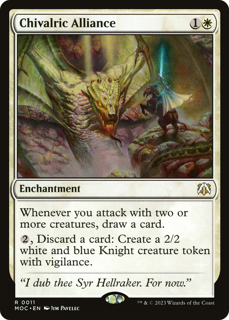 Chivalric Alliance (11) [March of the Machine Commander] - Deck Out Gaming