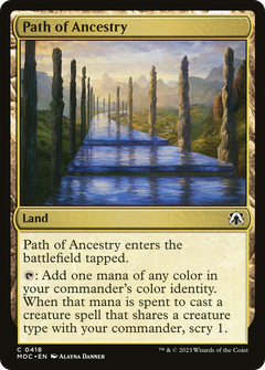 Path of Ancestry (418) [March of the Machine Commander] - Deck Out Gaming
