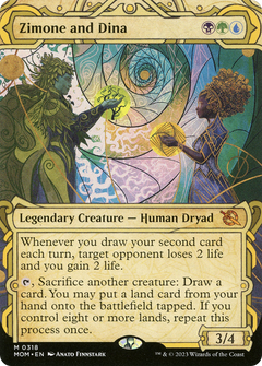 Zimone and Dina (Showcase) (318) [March of the Machine] foil - Deck Out Gaming