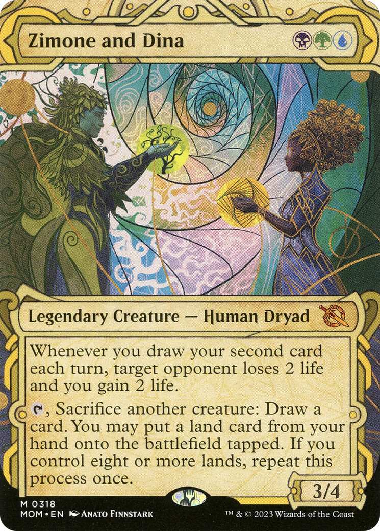 Zimone and Dina (Showcase) (318) [March of the Machine] foil - Deck Out Gaming