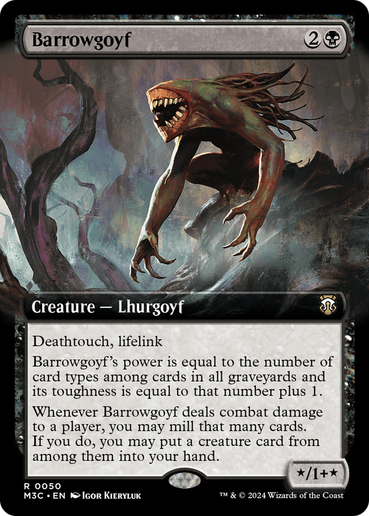 Barrowgoyf (Extended Art) (50) [Modern Horizons 3 Commander] - Deck Out Gaming
