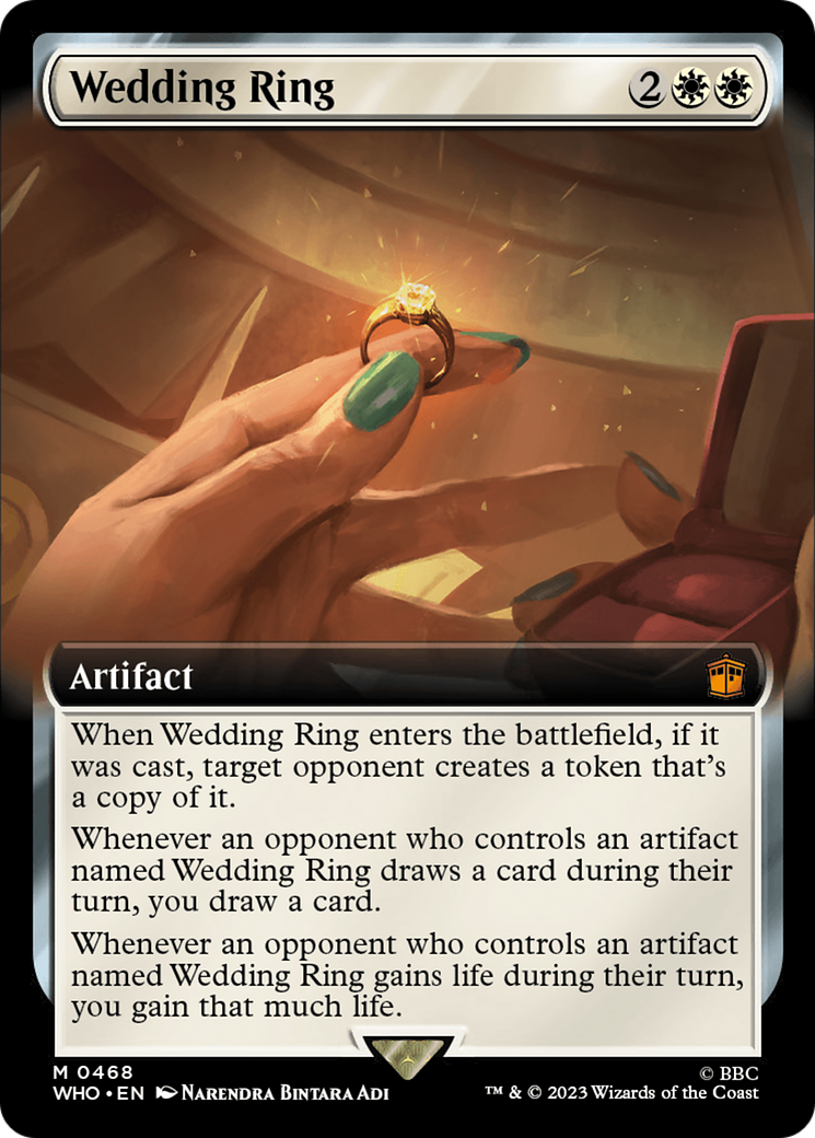 Wedding Ring (Extended Art) (468) [Doctor Who] foil - Deck Out Gaming