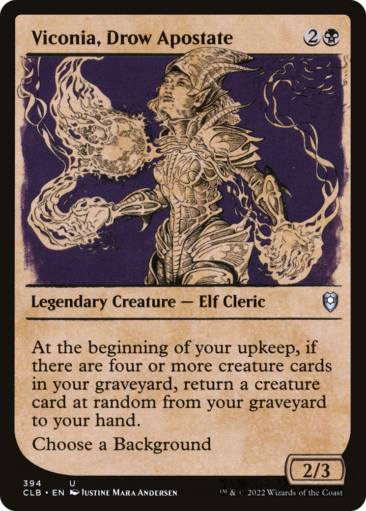 Viconia, Drow Apostate (Showcase) (394) [Commander Legends: Battle for Baldur's Gate] foil - Deck Out Gaming