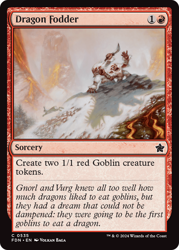 Dragon Fodder (535) [Foundations] - Deck Out Gaming