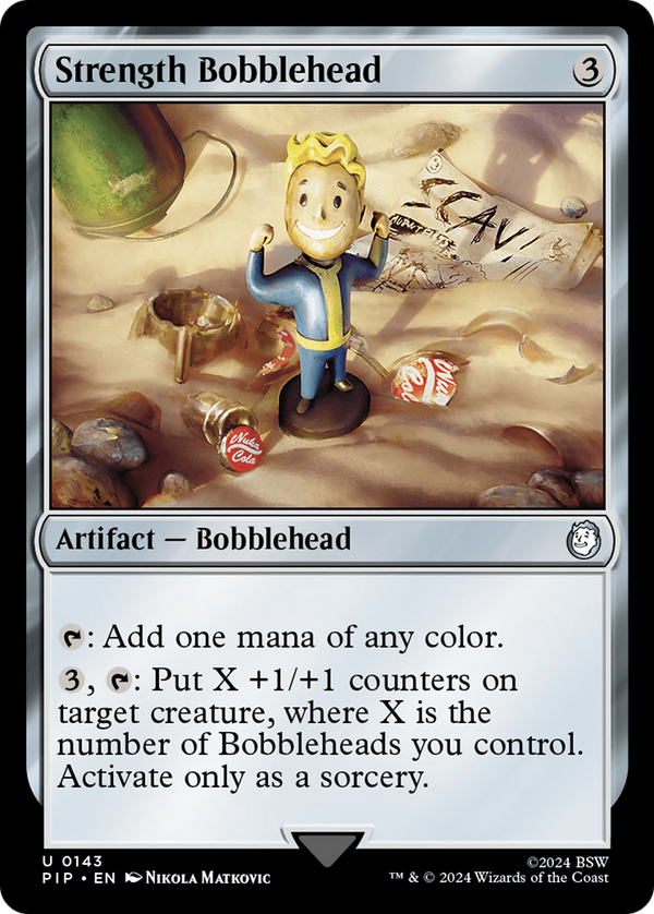 Strength Bobblehead (143) [Fallout] foil - Deck Out Gaming