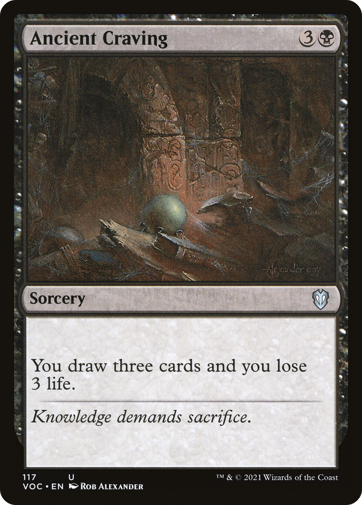 Ancient Craving (117) [Commander: Innistrad: Crimson Vow] - Deck Out Gaming