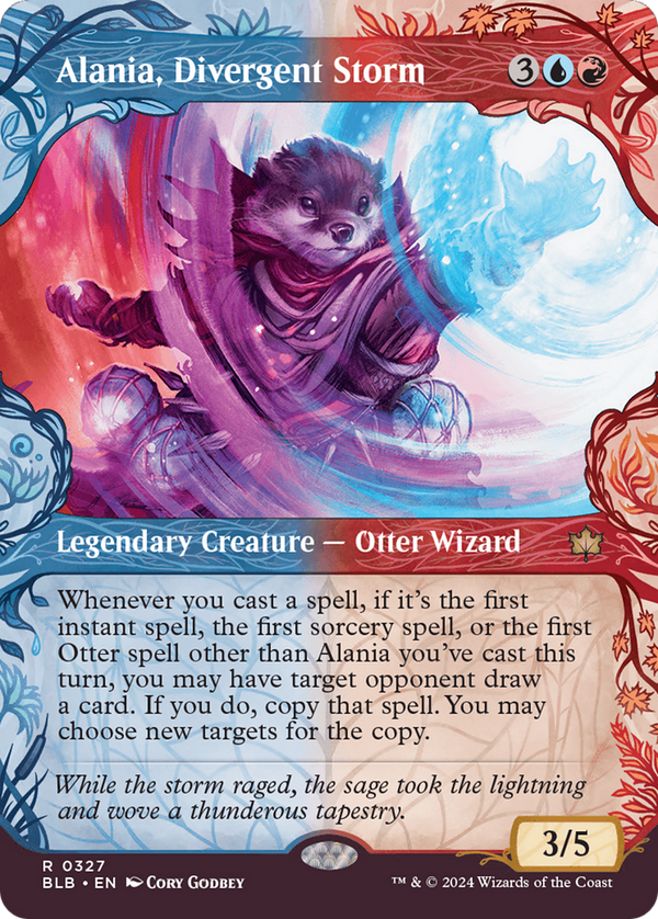 Alania, Divergent Storm (Showcase) (327) [Bloomburrow] foil - Deck Out Gaming