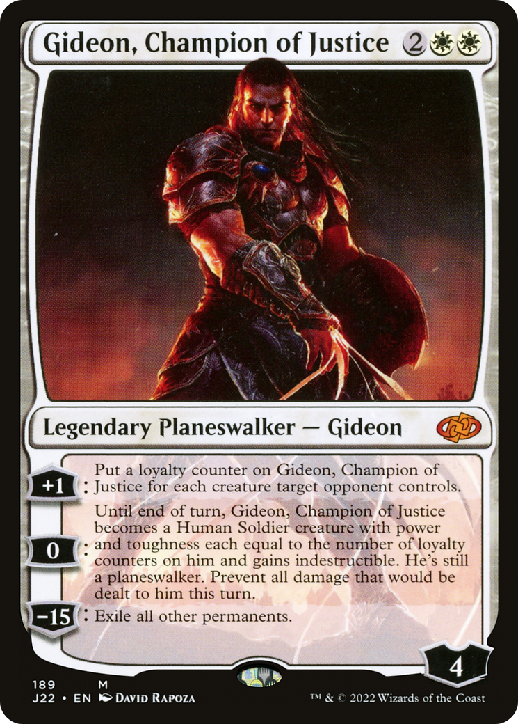 Gideon, Champion of Justice (189) [Jumpstart 2022] - Deck Out Gaming