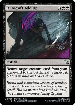 It Doesn't Add Up (89) [Murders at Karlov Manor] foil - Deck Out Gaming