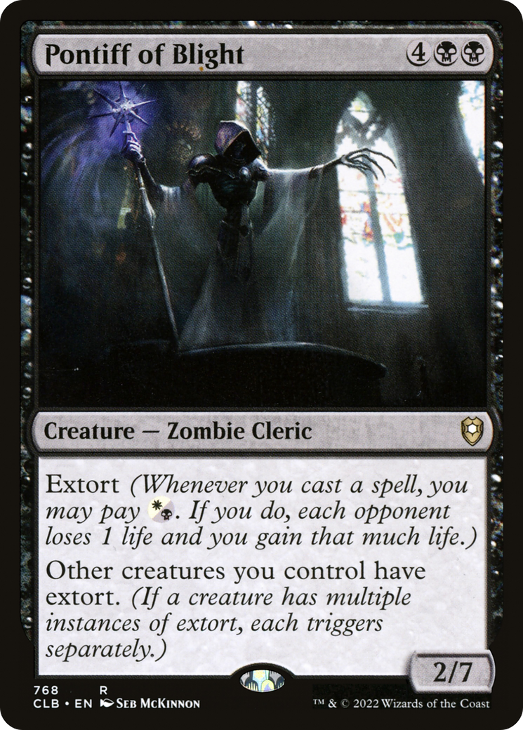 Pontiff of Blight (768) [Commander Legends: Battle for Baldur's Gate] - Deck Out Gaming