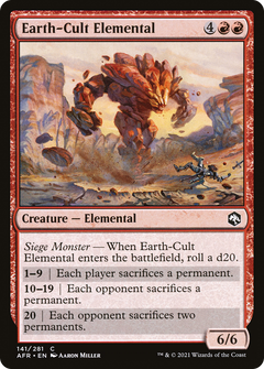 Earth-Cult Elemental (141) [Adventures in the Forgotten Realms] foil - Deck Out Gaming