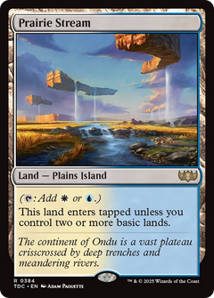 Prairie Stream (384) [Commander: Tarkir: Dragonstorm] - Deck Out Gaming