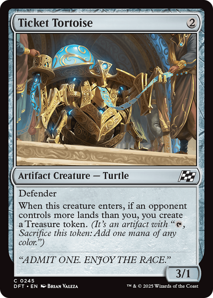 Ticket Tortoise (245) [Aetherdrift] - Deck Out Gaming