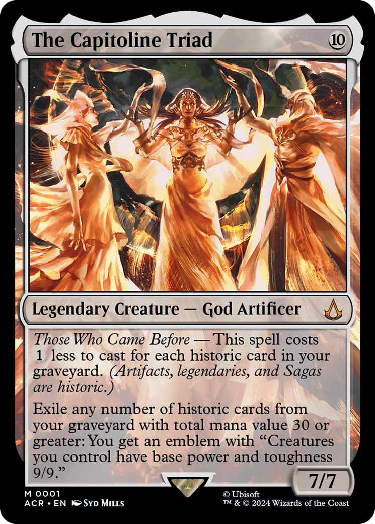 The Capitoline Triad (1) [Assassin's Creed] foil - Deck Out Gaming