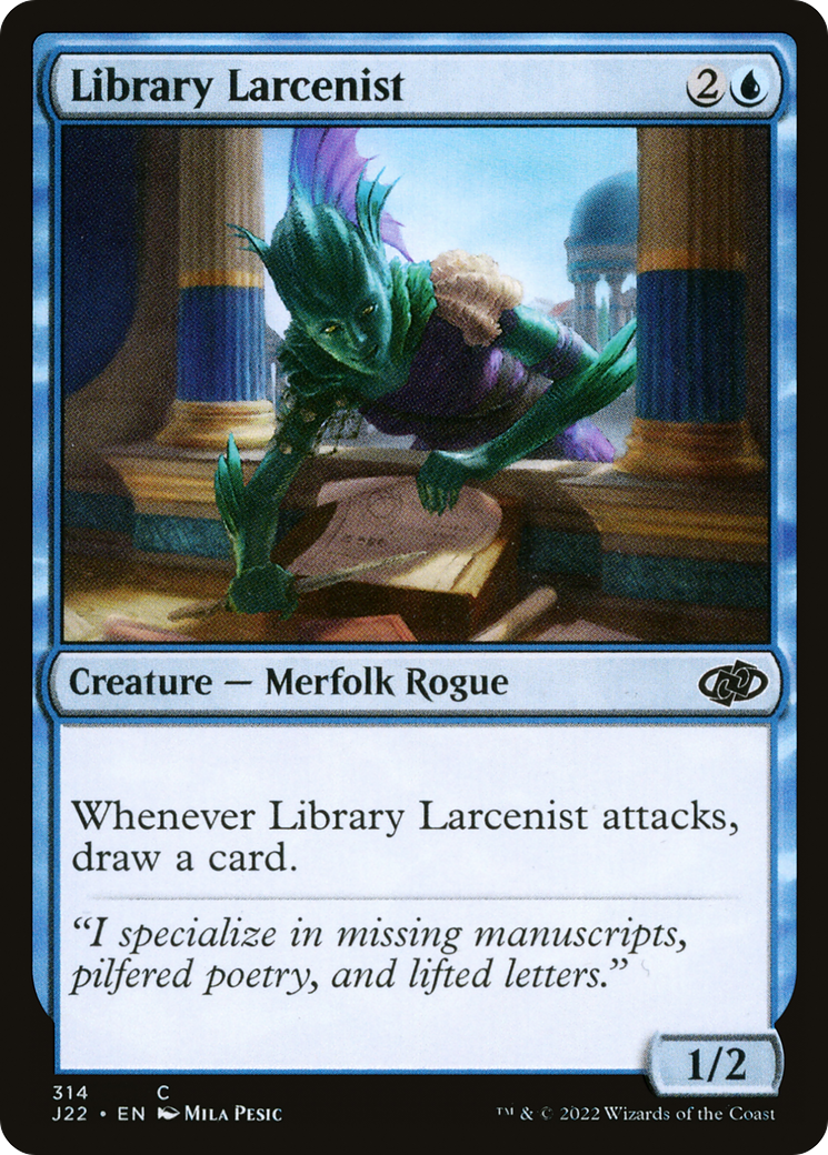 Library Larcenist (314) [Jumpstart 2022] - Deck Out Gaming
