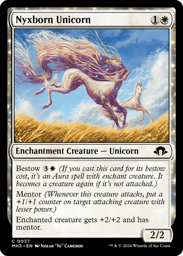 Nyxborn Unicorn (37) [Modern Horizons 3] foil - Deck Out Gaming