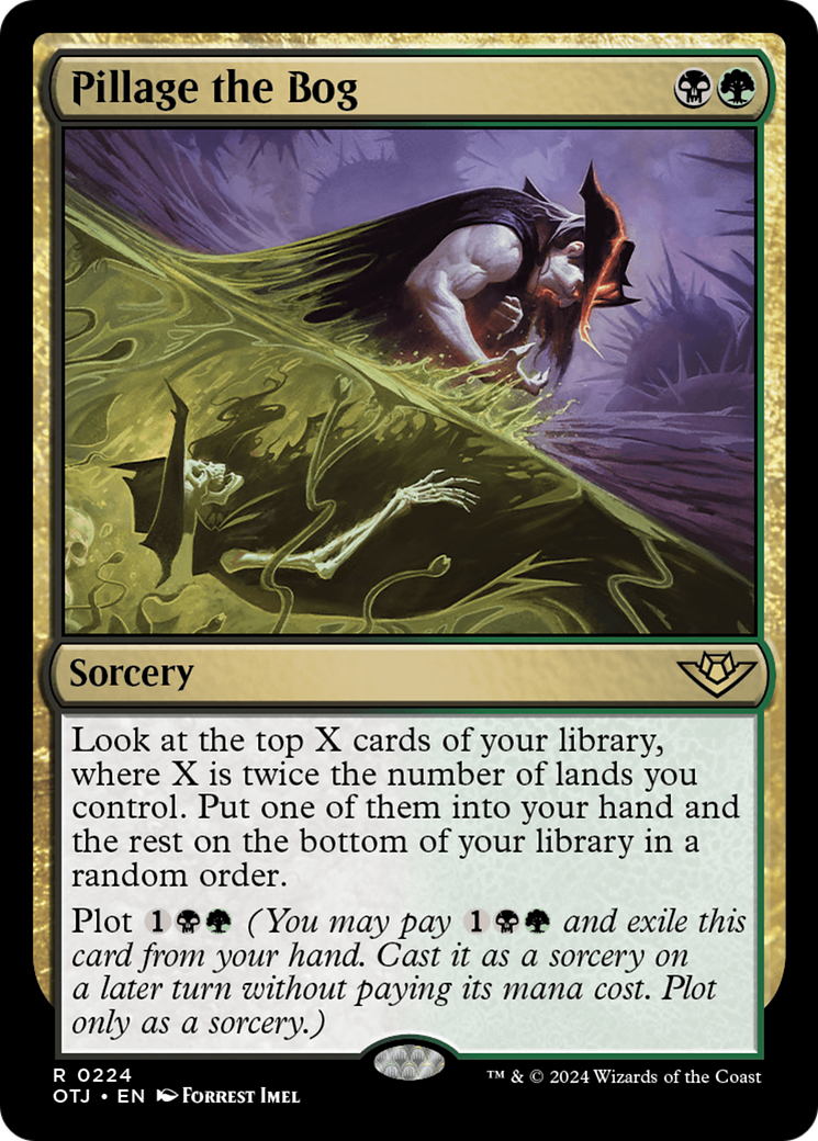 Pillage the Bog (224) [Outlaws of Thunder Junction] foil - Deck Out Gaming