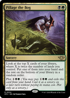 Pillage the Bog (224) [Outlaws of Thunder Junction] foil - Deck Out Gaming