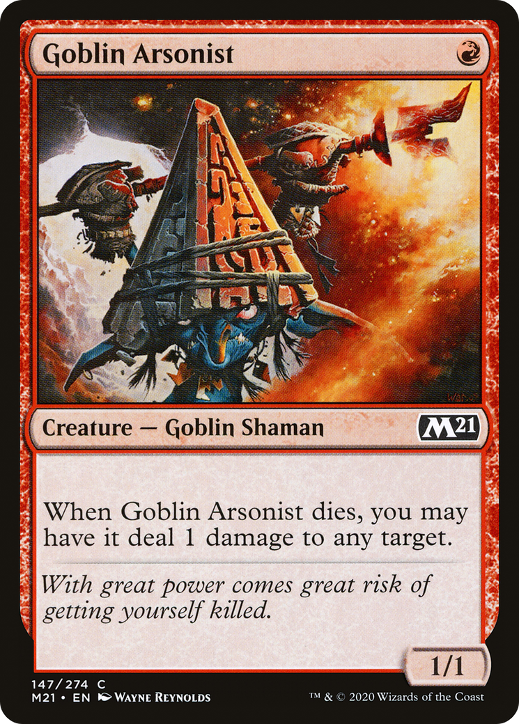 Goblin Arsonist (147) [Core Set 2021] foil - Deck Out Gaming