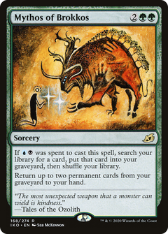 Mythos of Brokkos (168) [Ikoria: Lair of Behemoths] foil - Deck Out Gaming