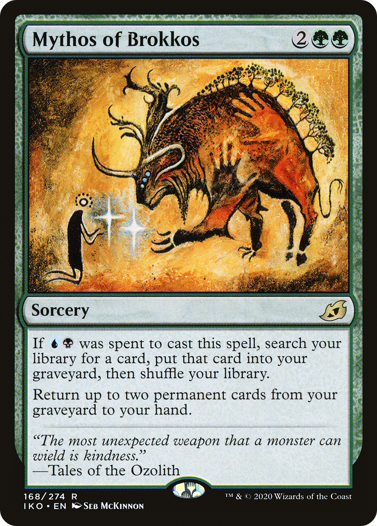 Mythos of Brokkos (168) [Ikoria: Lair of Behemoths] foil - Deck Out Gaming