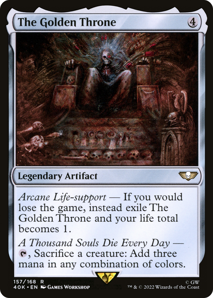 The Golden Throne (157) [Warhammer 40,000 Commander] - Deck Out Gaming