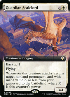 Guardian Scalelord (Extended Art) (103) [March of the Machine Commander] - Deck Out Gaming