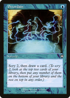 Preordain (Retro Frame) (92) [The Brothers' War Commander] - Deck Out Gaming