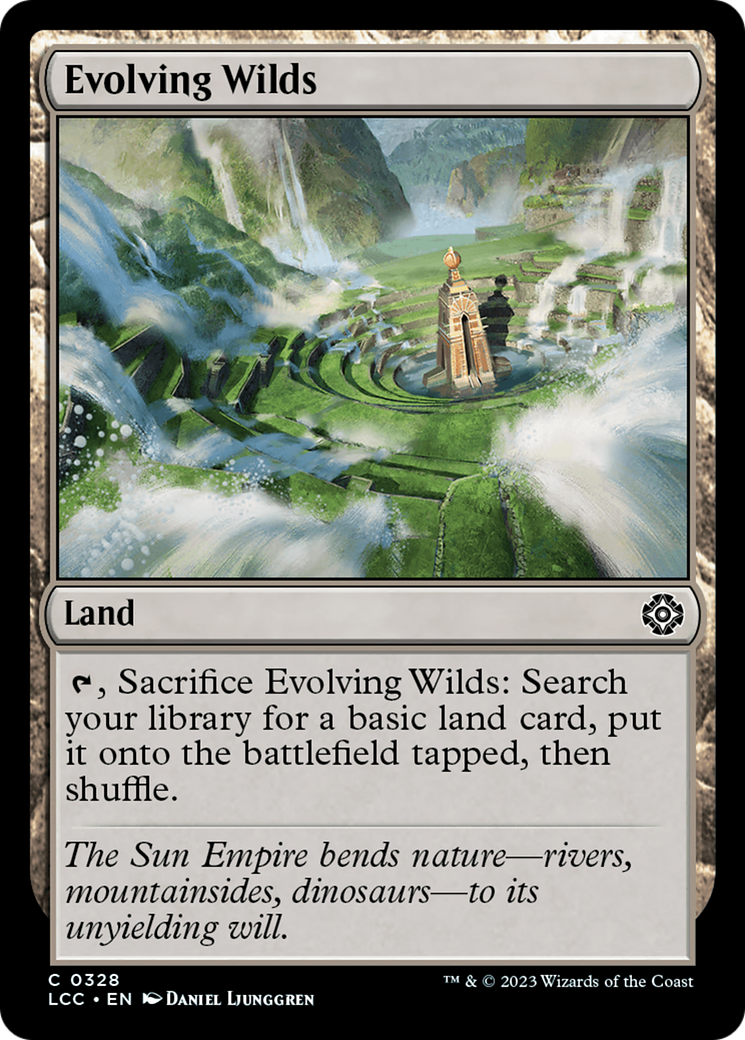 Evolving Wilds (328) [The Lost Caverns of Ixalan Commander] - Deck Out Gaming