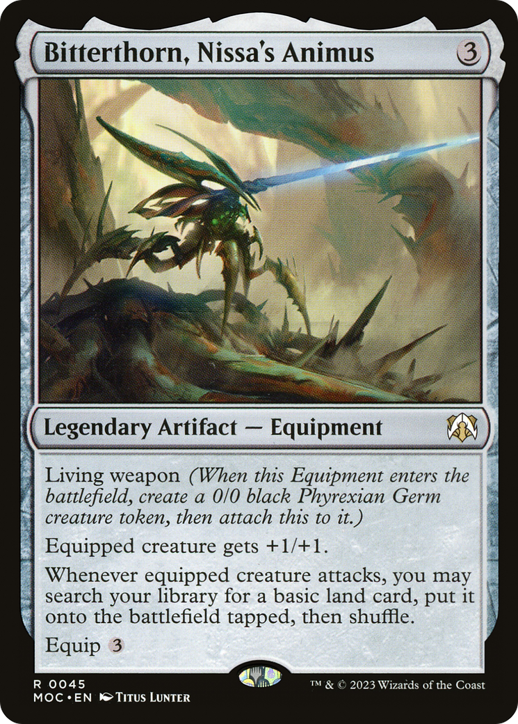 Bitterthorn, Nissa's Animus (45) [March of the Machine Commander] - Deck Out Gaming
