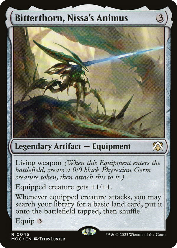Bitterthorn, Nissa's Animus (45) [March of the Machine Commander] - Deck Out Gaming