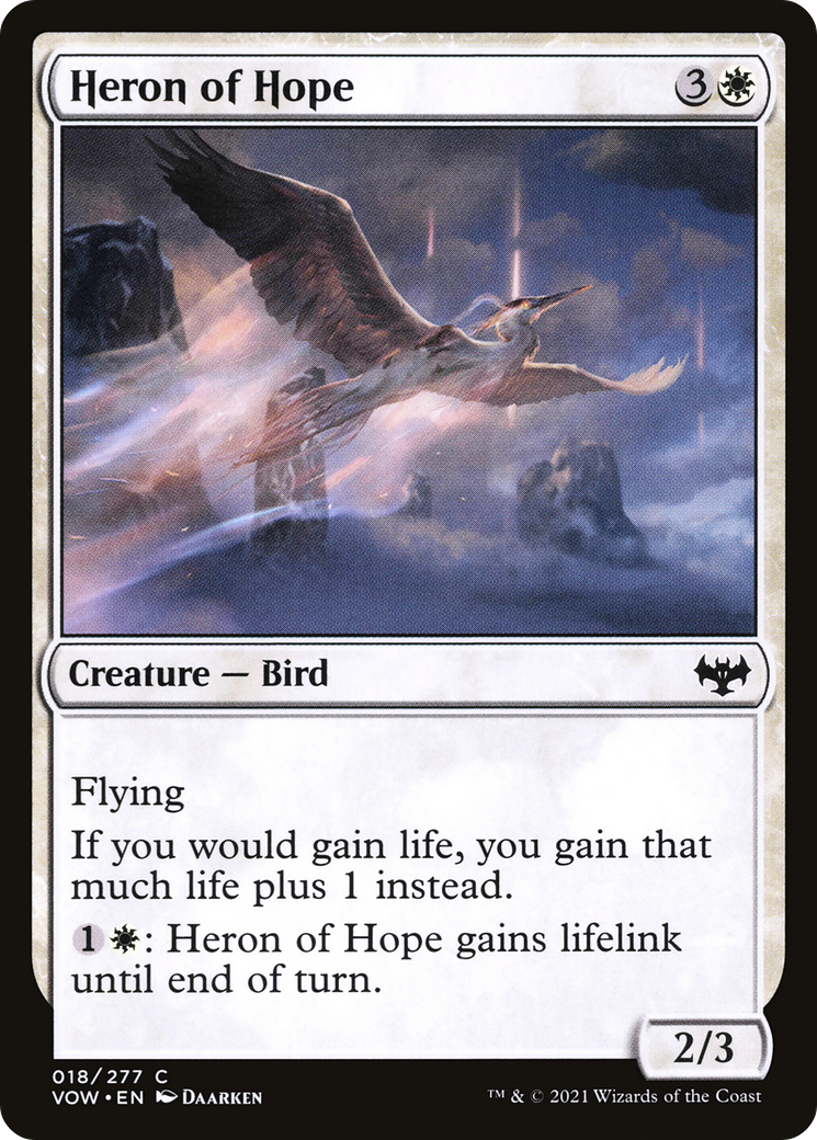 Heron of Hope (18) [Innistrad: Crimson Vow] foil - Deck Out Gaming