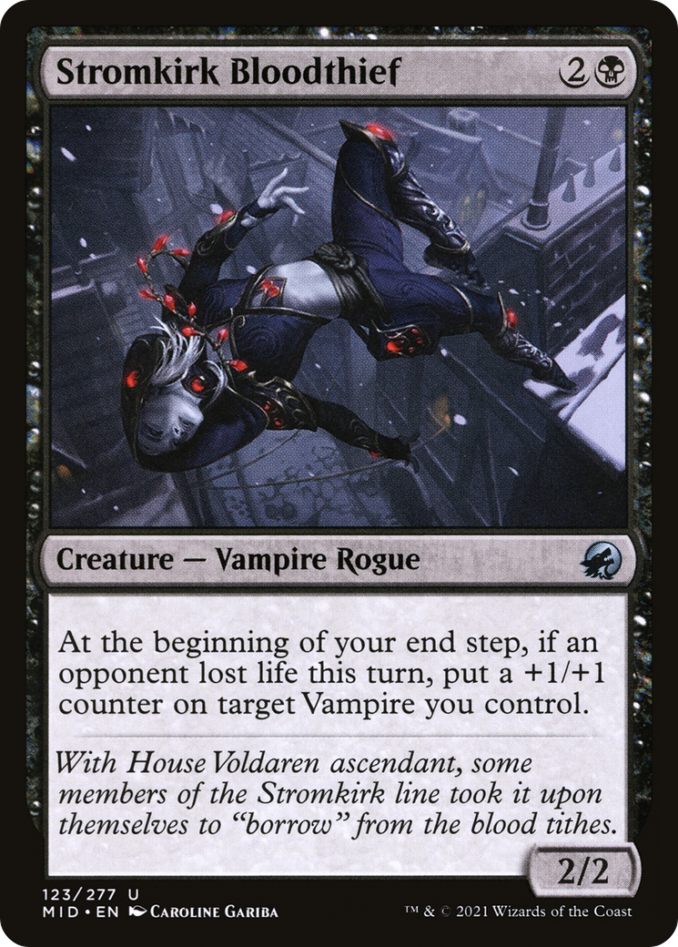 Stromkirk Bloodthief (123) [Innistrad: Midnight Hunt] foil - Deck Out Gaming