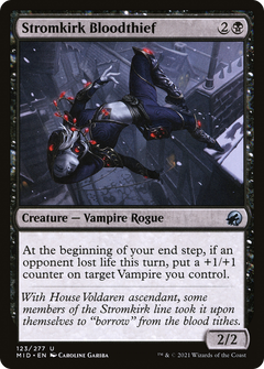 Stromkirk Bloodthief (123) [Innistrad: Midnight Hunt] foil - Deck Out Gaming