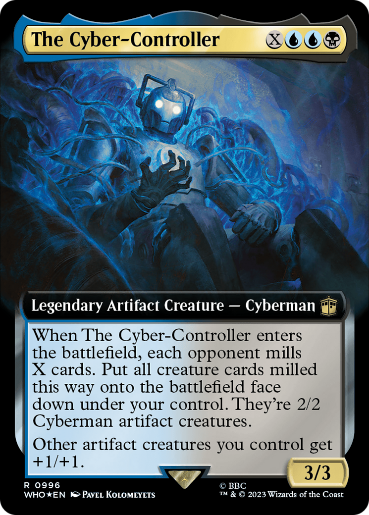 The Cyber-Controller (Extended Art) (Surge Foil) (996) [Doctor Who] foil - Deck Out Gaming