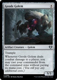 Geode Golem (386) [Commander Masters] foil - Deck Out Gaming