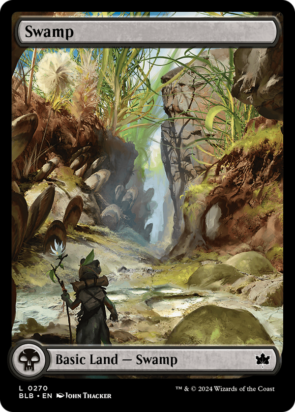 Swamp (0270) (270) [Bloomburrow] foil - Deck Out Gaming